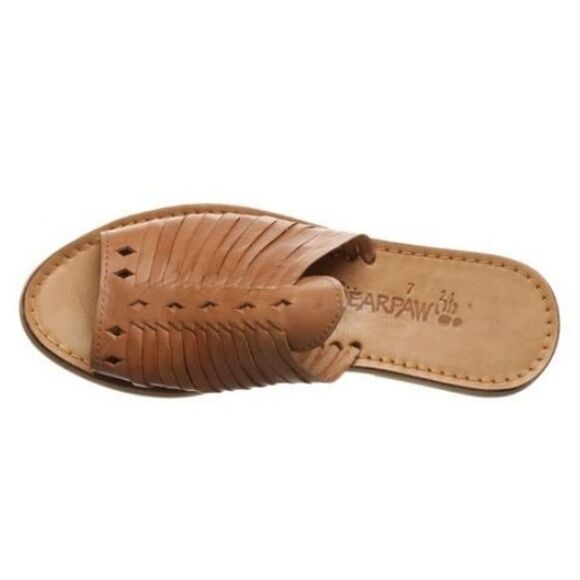 Bearpaw Leather Rosa Women's Leather Slide Sandals Shoes Size 11 - Picture 9 of 10